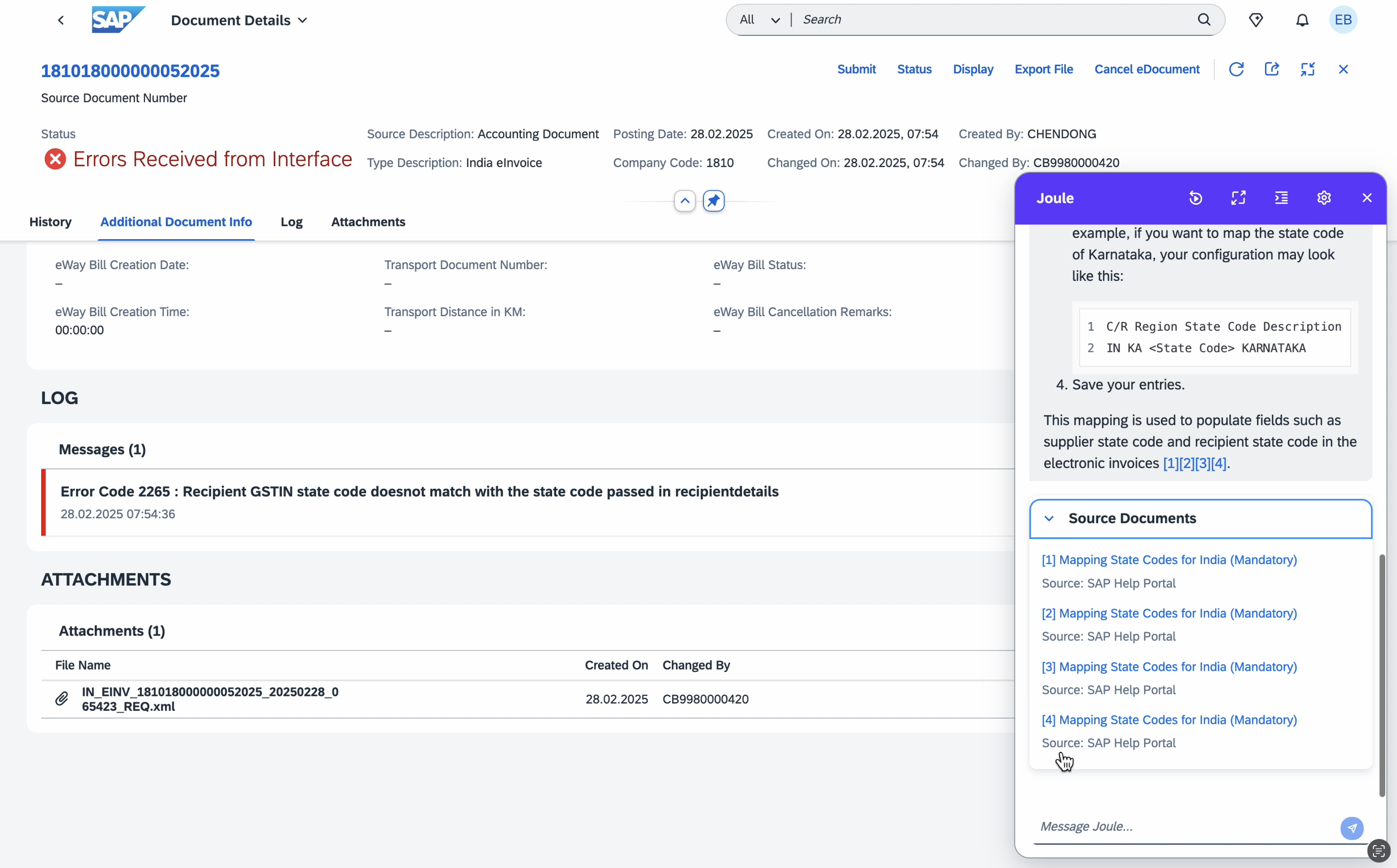 SAP Discovery Center AI Feature - SAP Document and Reporting